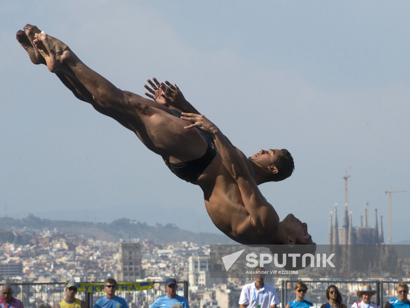 FINA World Aquatics Championships. Day 4. Synchronized diving.