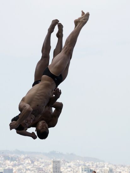 FINA World Aquatics Championships. Day 4. Synchronized diving.
