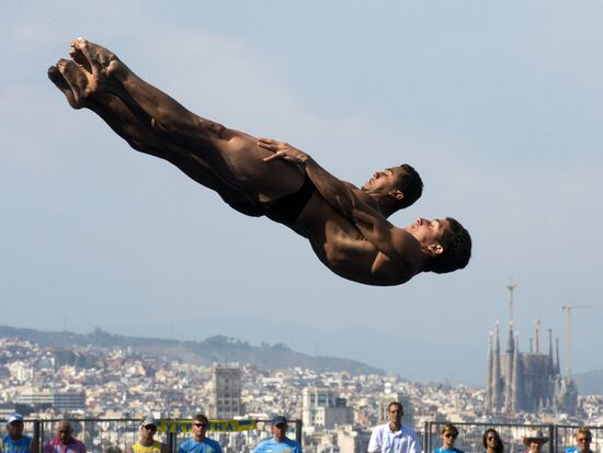 FINA World Aquatics Championships. Day 4. Synchronized diving.