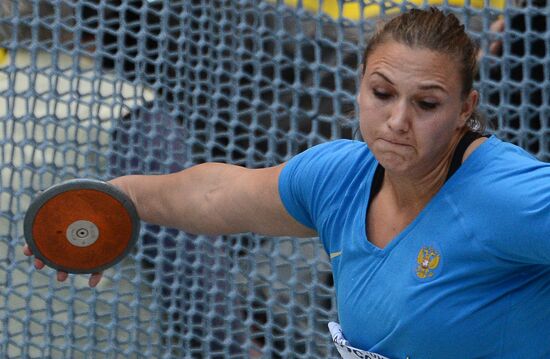 Athletics. Russian Championship. Day two.