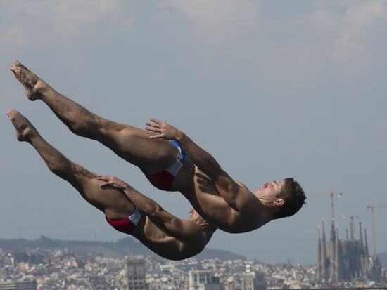 FINA World Aquatics Championships. Day 4. Synchronized diving.
