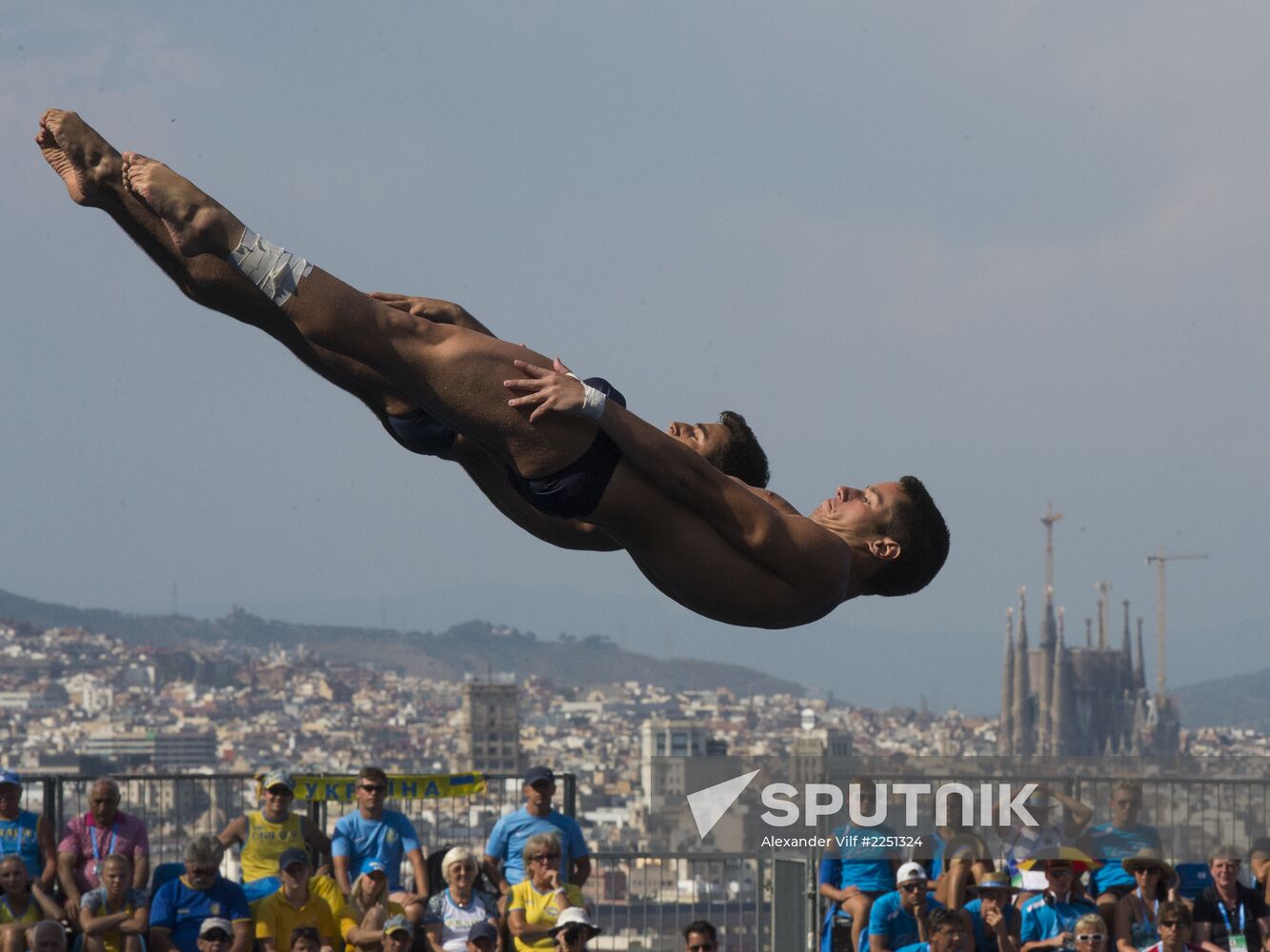 FINA World Aquatics Championships. Day 4. Synchronized diving.
