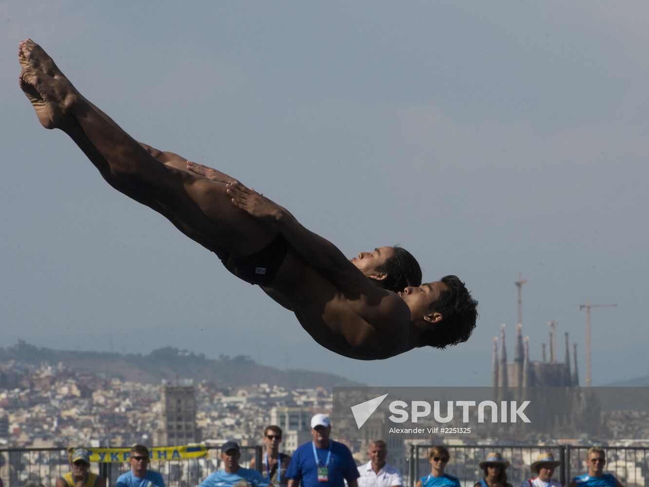 FINA World Aquatics Championships. Day 4. Synchronized diving.