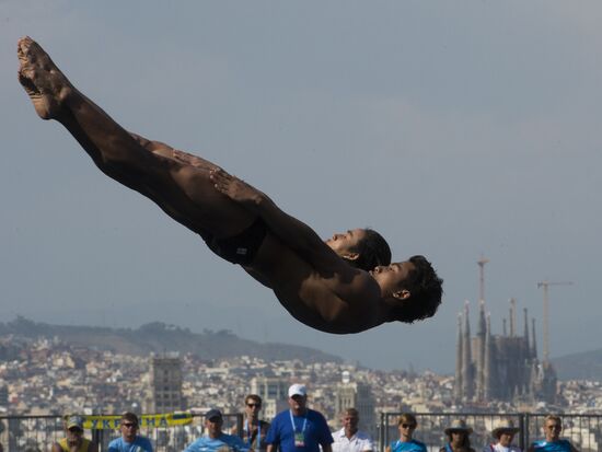 FINA World Aquatics Championships. Day 4. Synchronized diving.