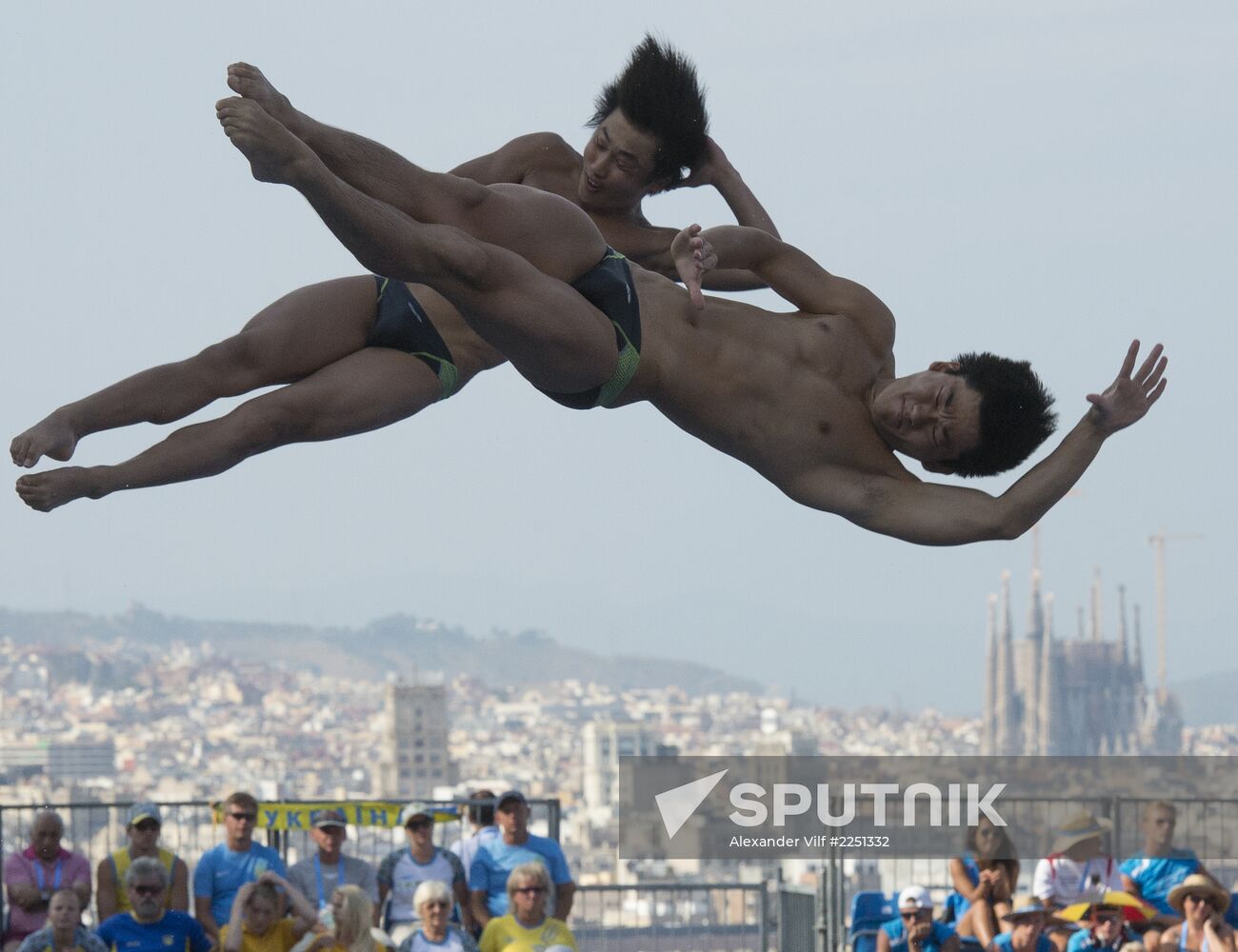 FINA World Aquatics Championships. Day 4. Synchronized diving.