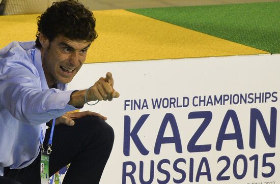 Miki Oca, coach of the Spanish national women's water polo team