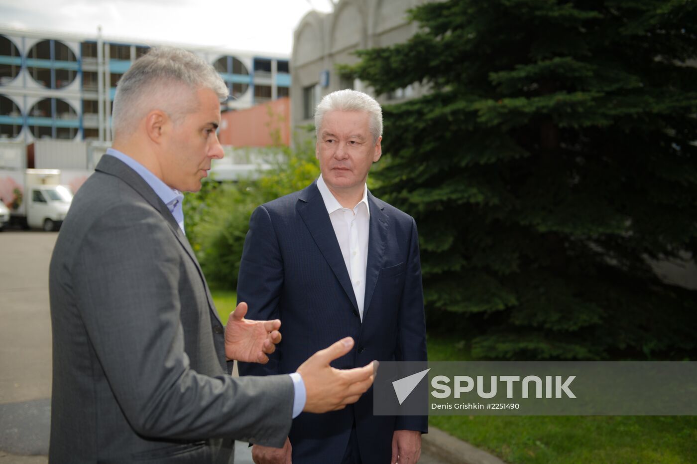 Sergei Sobyanin visits Dymovsky Meatpacking Plant