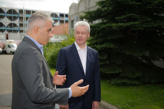 Sergei Sobyanin visits Dymovsky Meatpacking Plant