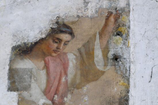 Fresco at Sviyazhsk Assumption Monastery