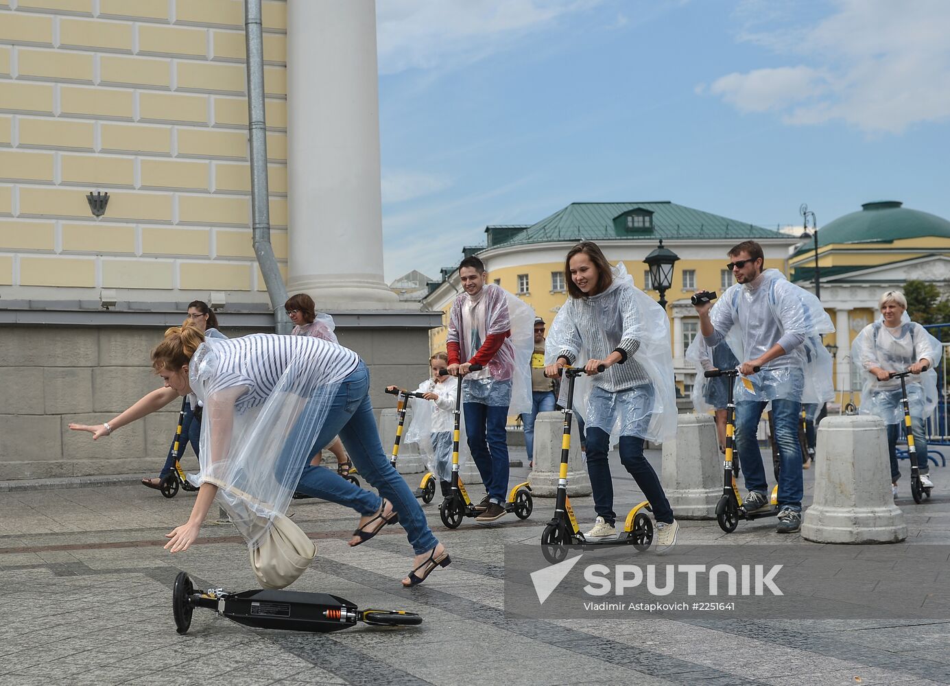 Kick scooter routes opened in Moscow's historic center