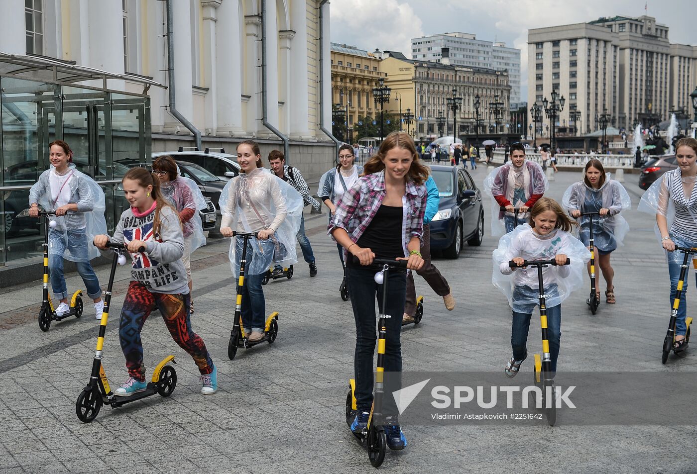 Kick scooter routes opened in Moscow's historic center