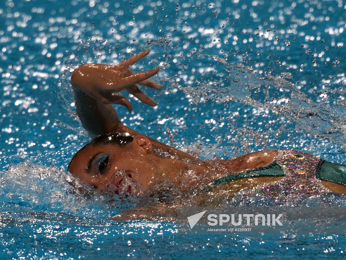 FINA World Aquatics Championships. Day 5. Synchronized swimming