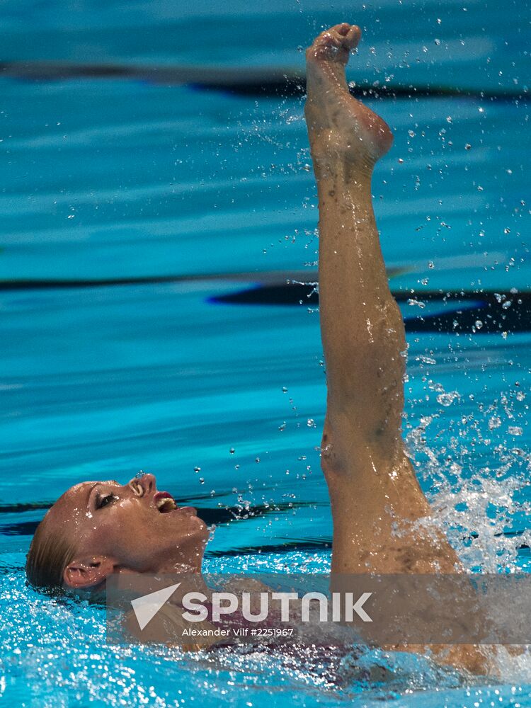 FINA World Aquatics Championships. Day 5. Synchronized swimming