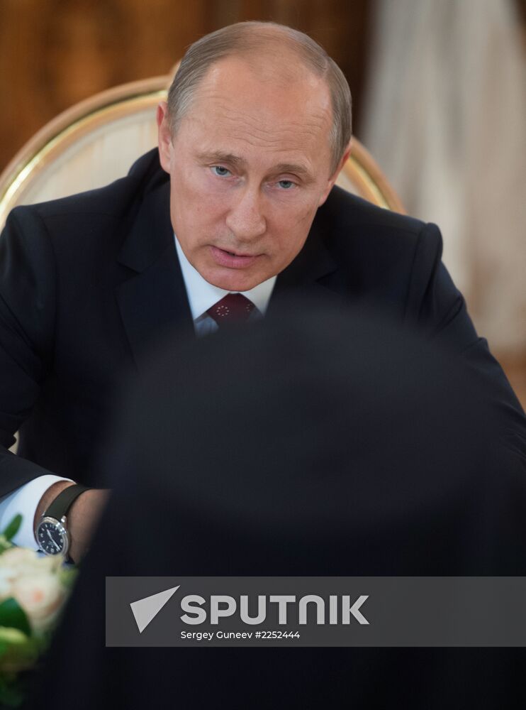 Vladimir Putin meets with top Orthodox Church clergy