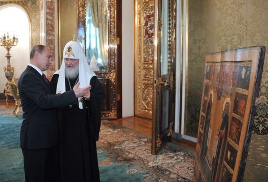 Vladimir Putin meets with top Orthodox Church clergy