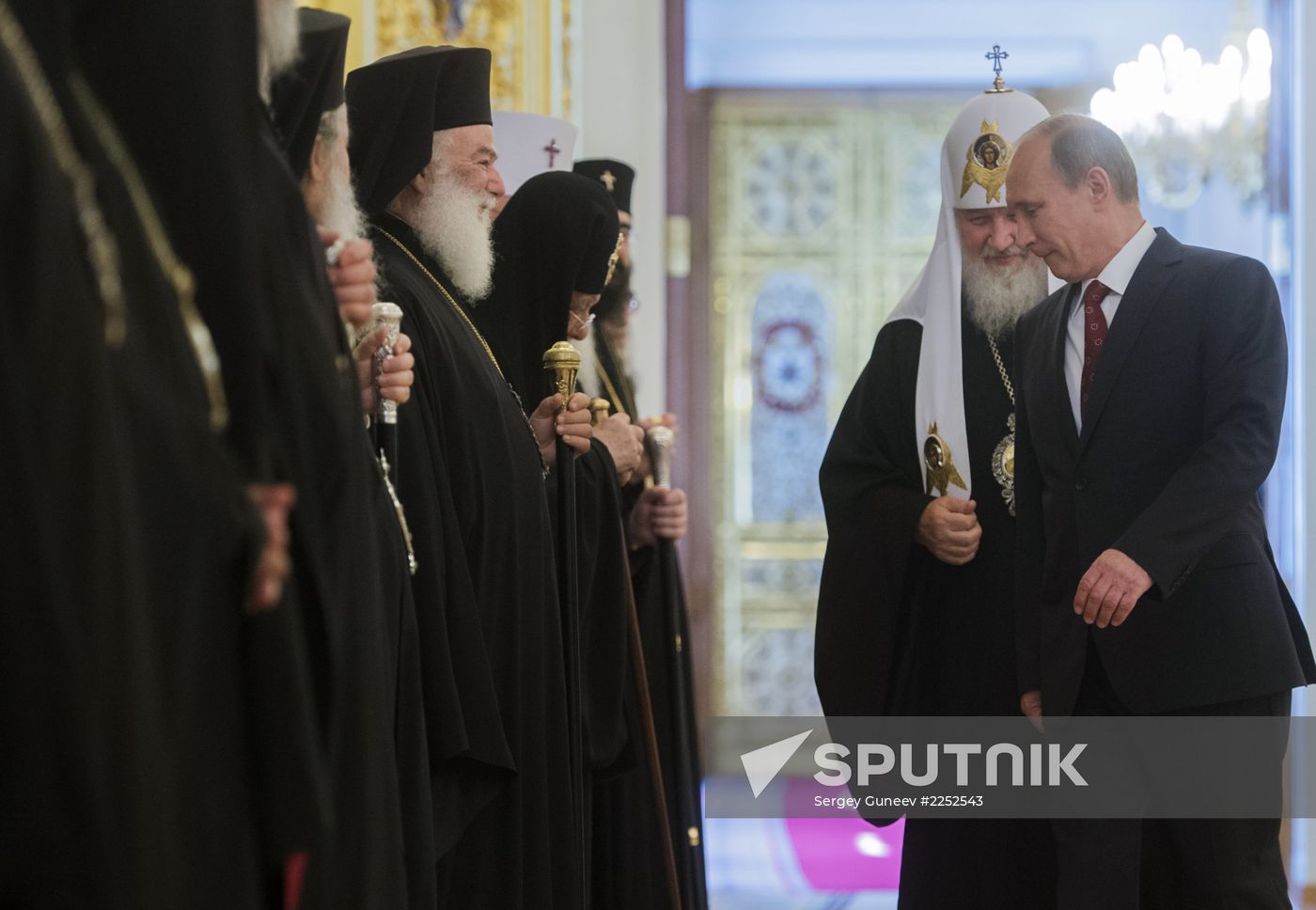 Vladimir Putin meets with top Orthodox Church clergy