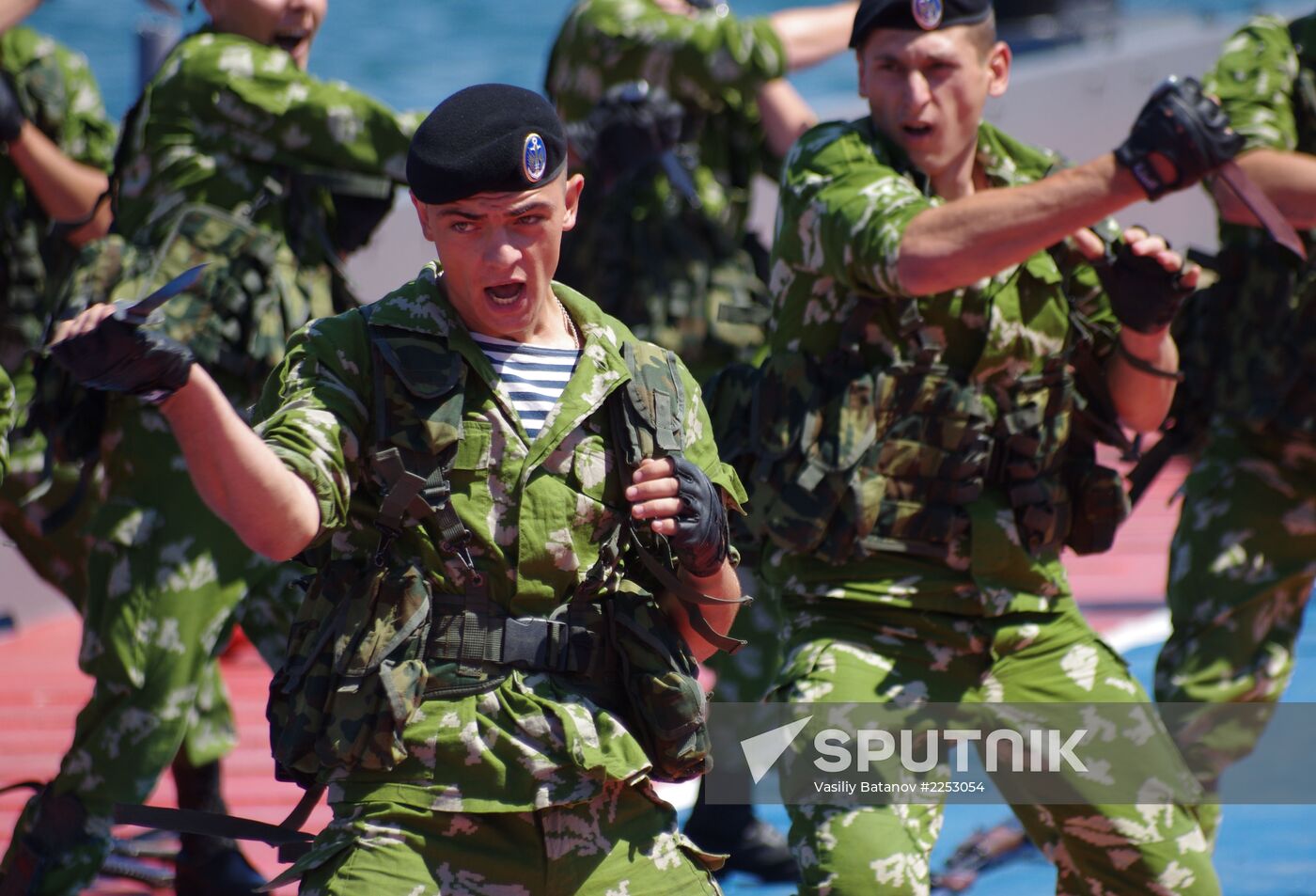 Parade rehearsal in Sevatopol for Russian, Ukraine's Navy Day