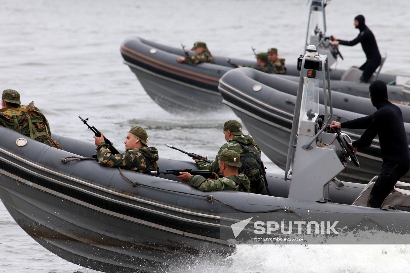 Parade rehearsal for RF Navy Day in Baltiysk