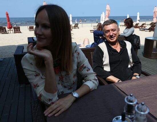 Lunch for friends of lawyer and restaurateur Alexander Rappoport