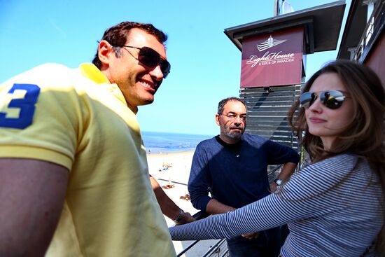 Lunch for friends of lawyer and restaurateur Alexander Rappoport