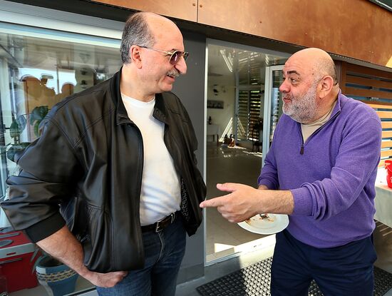 Lunch for friends of lawyer and restaurateur Alexander Rappoport