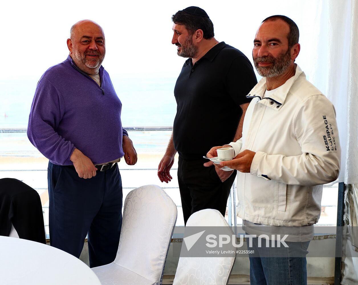 Lunch for friends of lawyer and restaurateur Alexander Rappoport