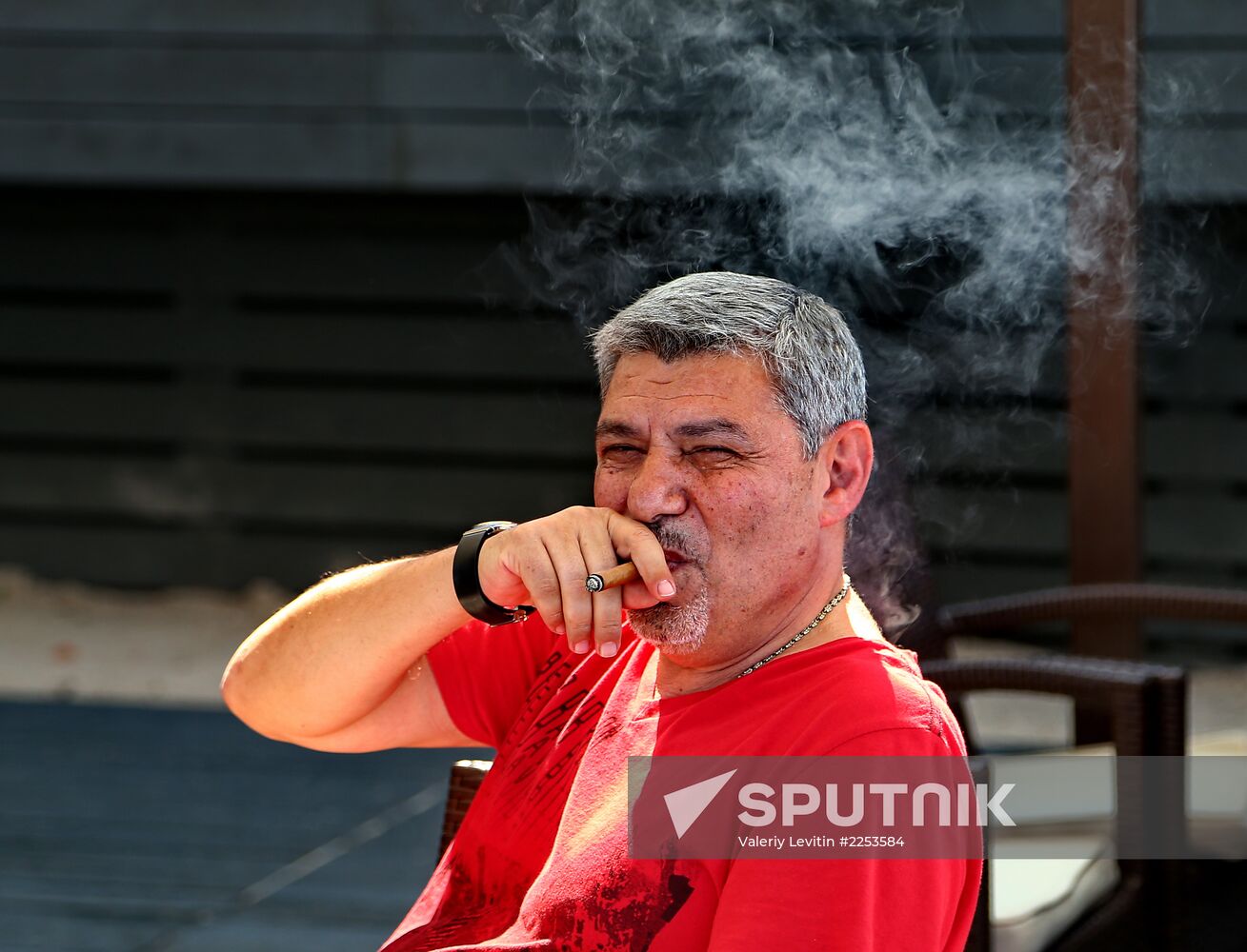 Lunch for friends of lawyer and restaurateur Alexander Rappoport