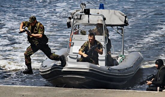 Parade rehearsal for Russian Navy Day in Vladivostok