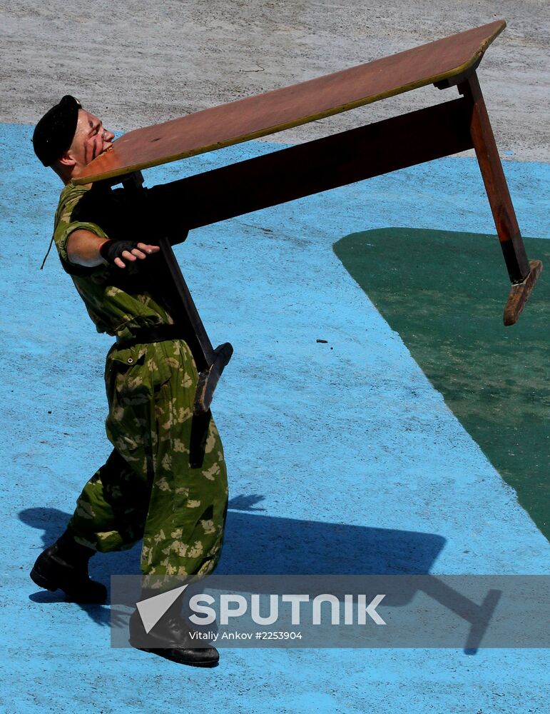 Parade rehearsal for Russian Navy Day in Vladivostok