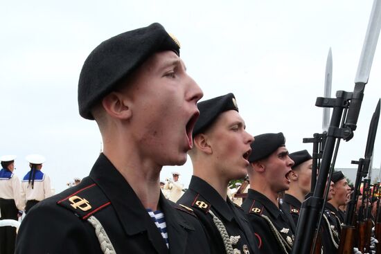 Parade rehearsal