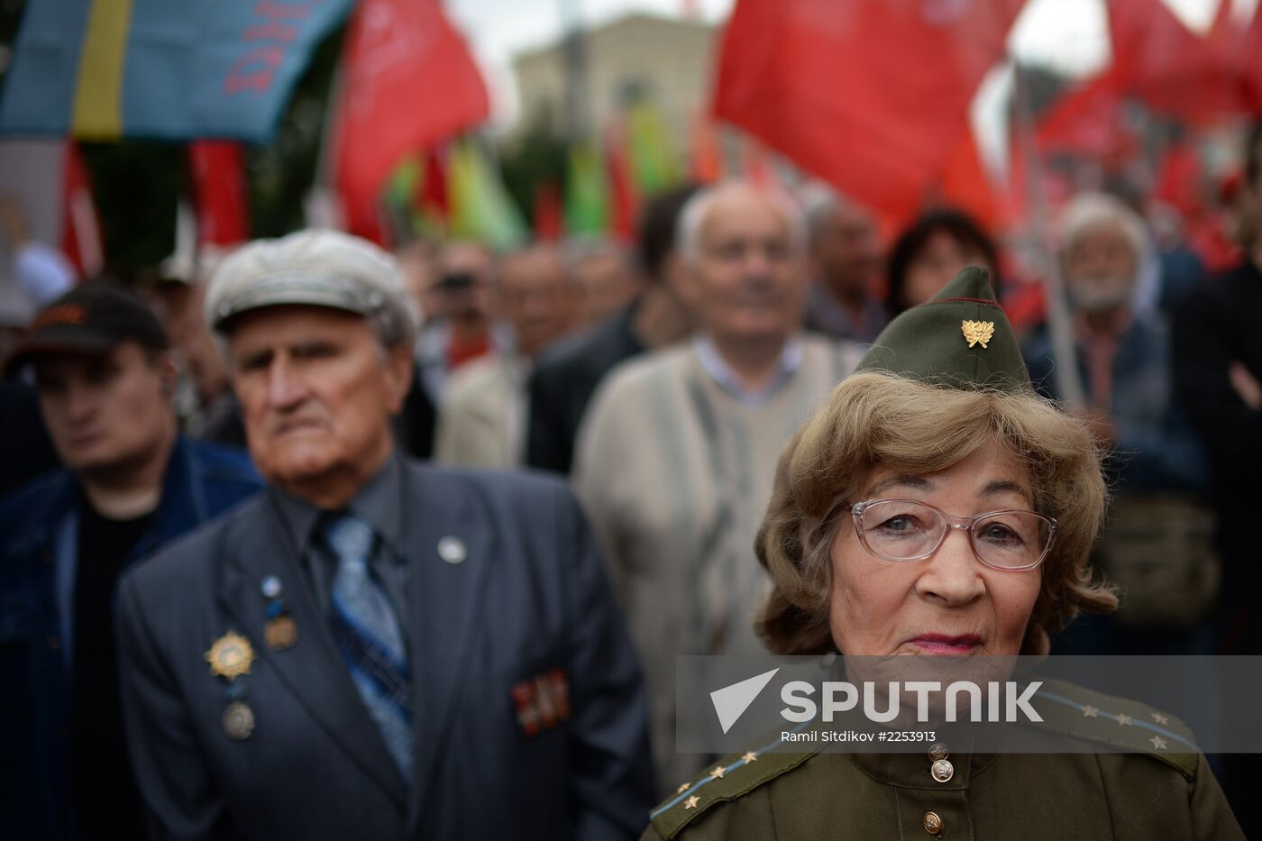 Communist Party's rally against reforming of RAS