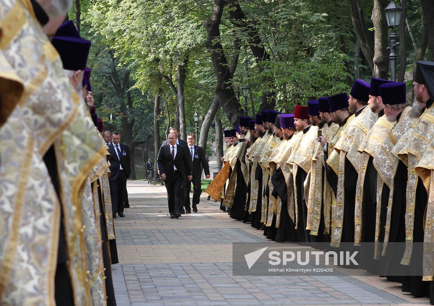Vladimir Putin at celebration of Christianization of Kiev Rus