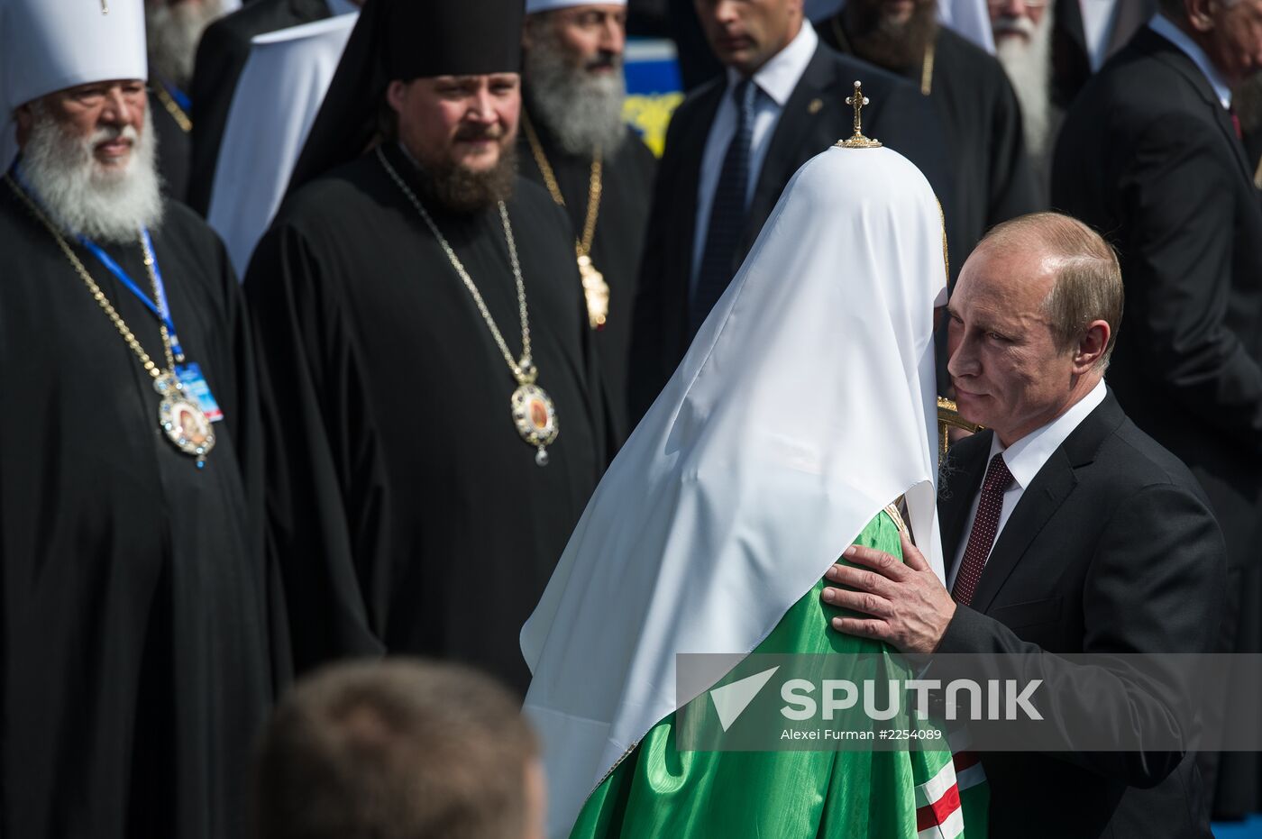 Vladimir Putin at celebration of Christianization of Kiev Rus