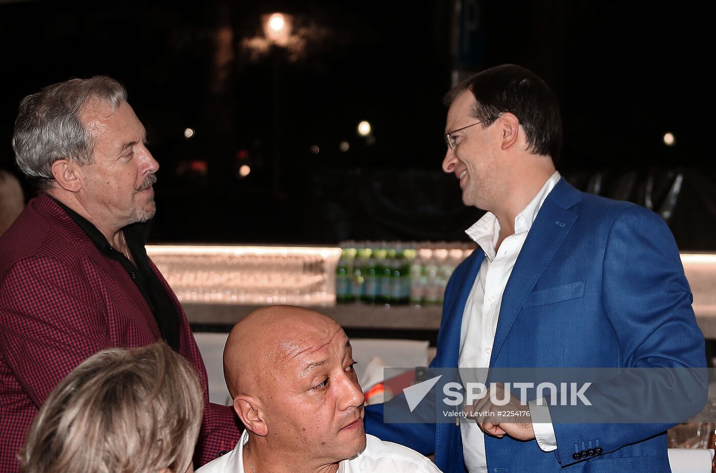 Party following evening with singer Leonid Agutin in Jurmala