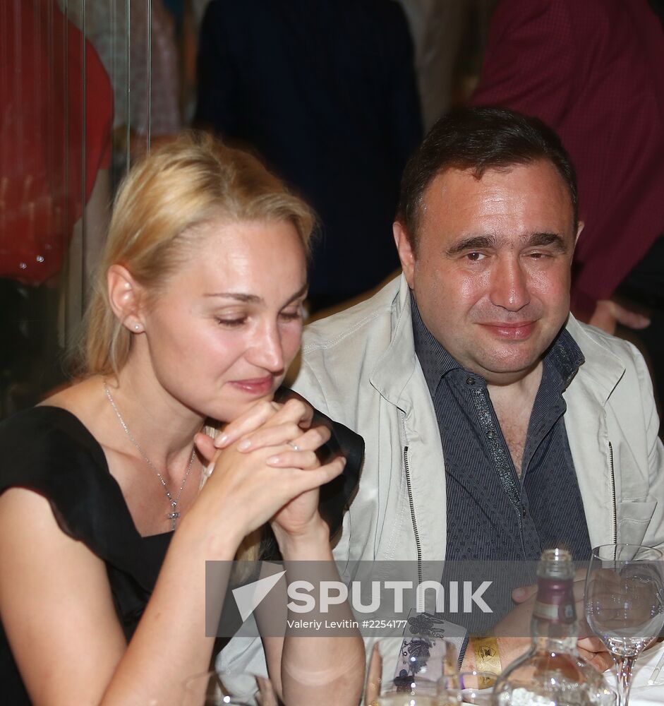 Party following evening with singer Leonid Agutin in Jurmala