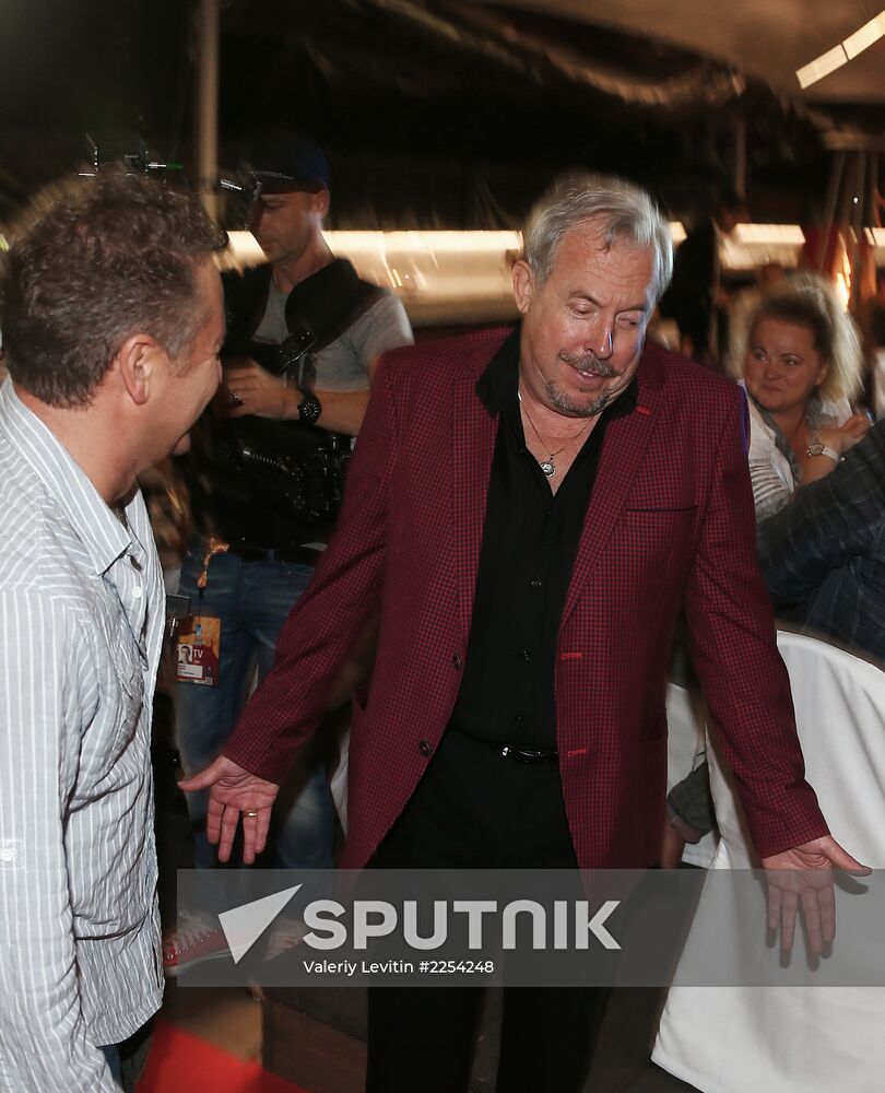 Party following evening with singer Leonid Agutin in Jurmala