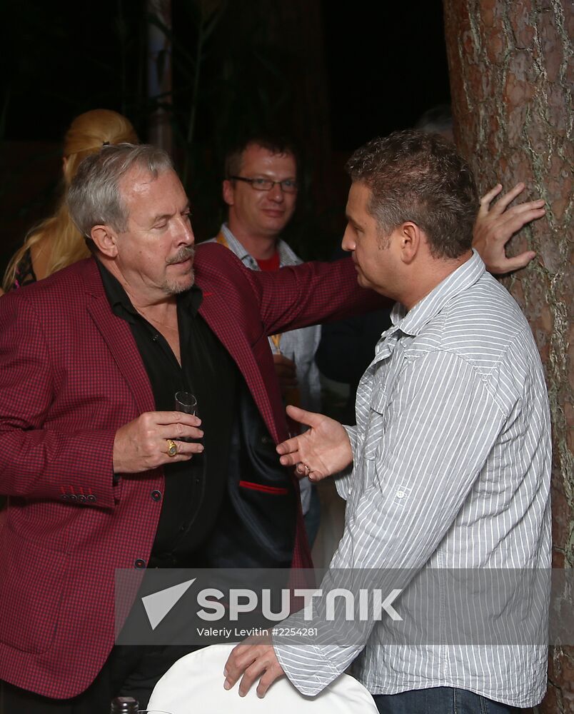 Party following evening with singer Leonid Agutin in Jurmala