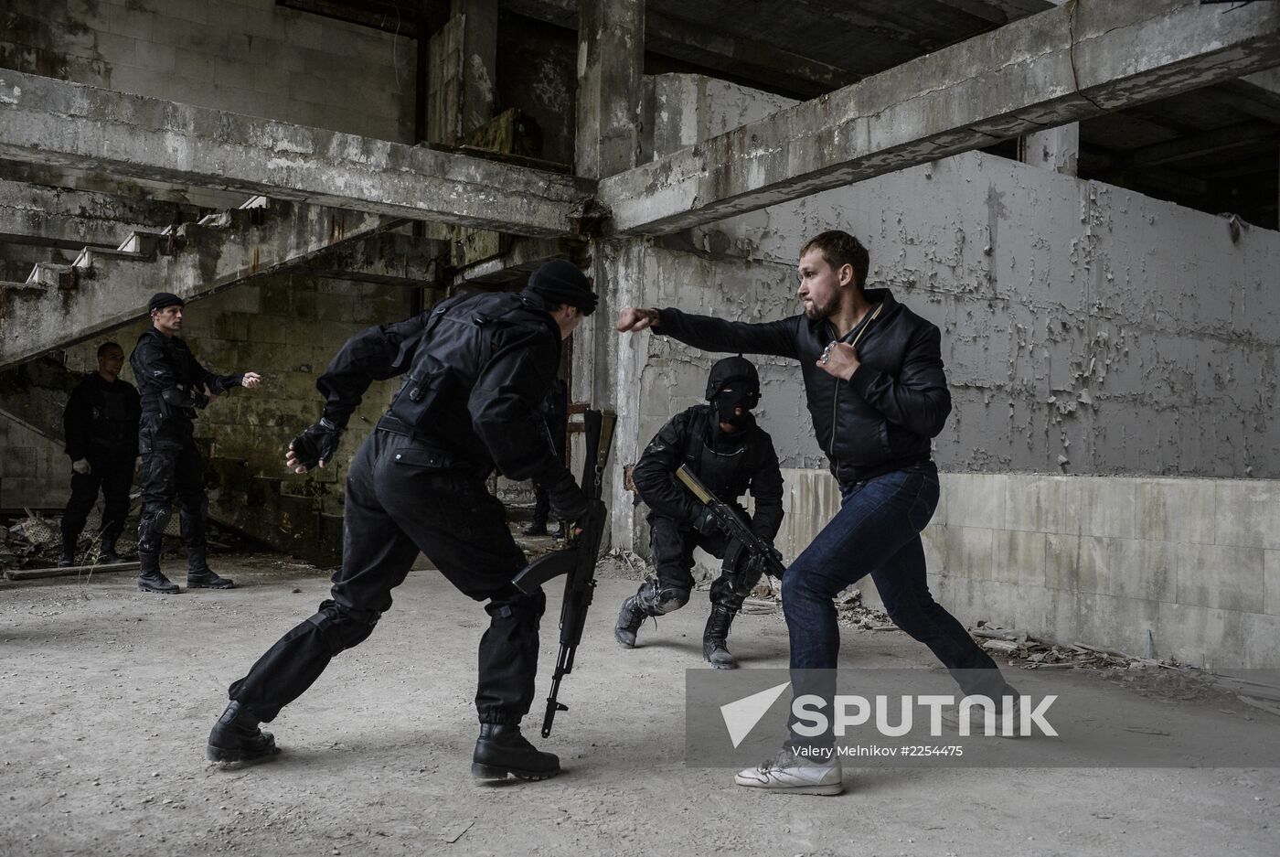 Shooting of experimental action film Hardcore in Tver Region