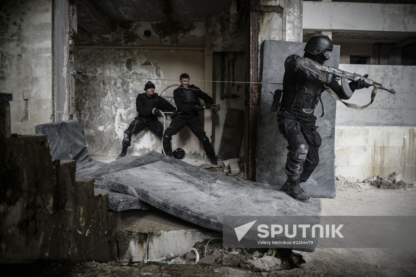 Shooting of experimental action film Hardcore in Tver Region