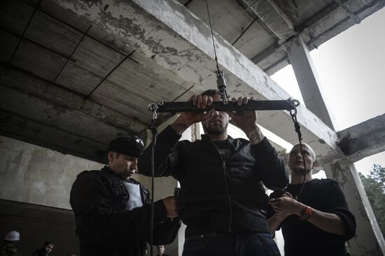 Shooting of experimental action film Hardcore in Tver Region