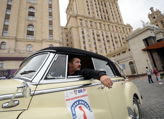 Moscow Night 2013 vintage car rally