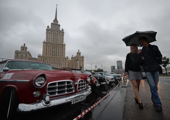 Moscow Night 2013 vintage car rally