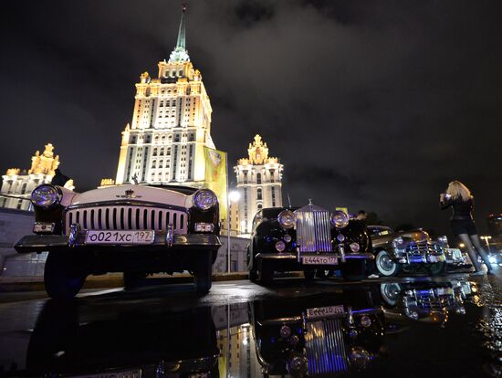 Moscow Night 2013 vintage car rally