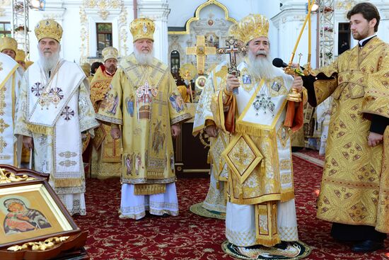 Divine Liturgy in Sobornaya Square at Kiev Pechersk Lavra