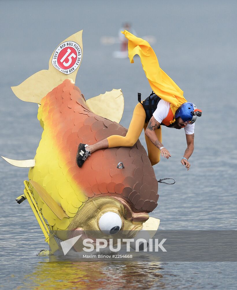 Red Bull Flugtag festival in Moscow