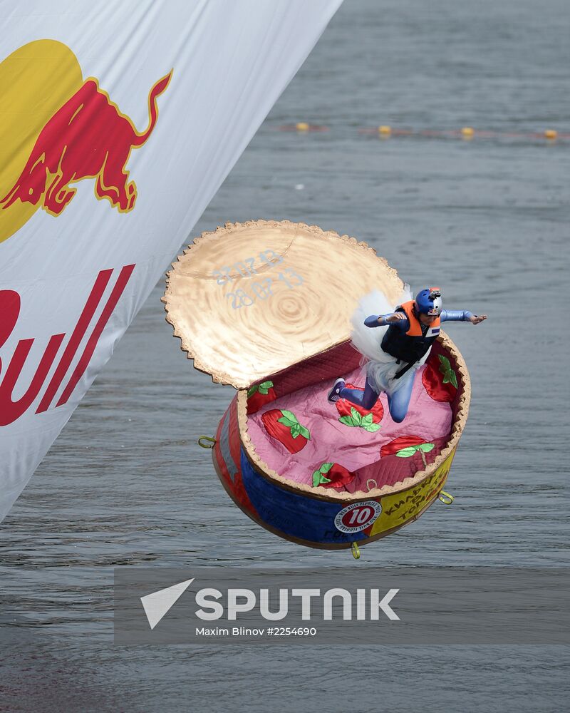 Red Bull Flugtag festival in Moscow