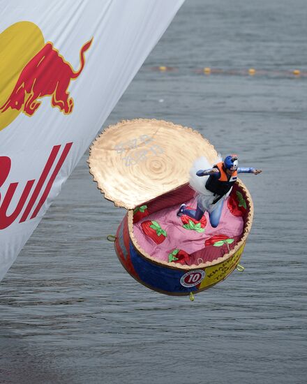 Red Bull Flugtag festival in Moscow
