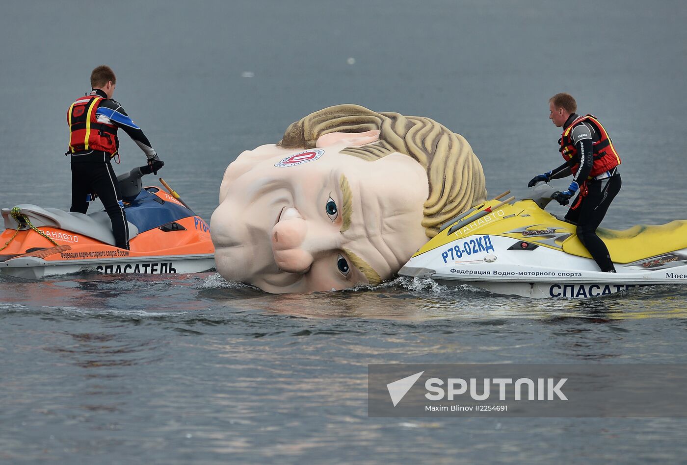 Red Bull Flugtag festival in Moscow