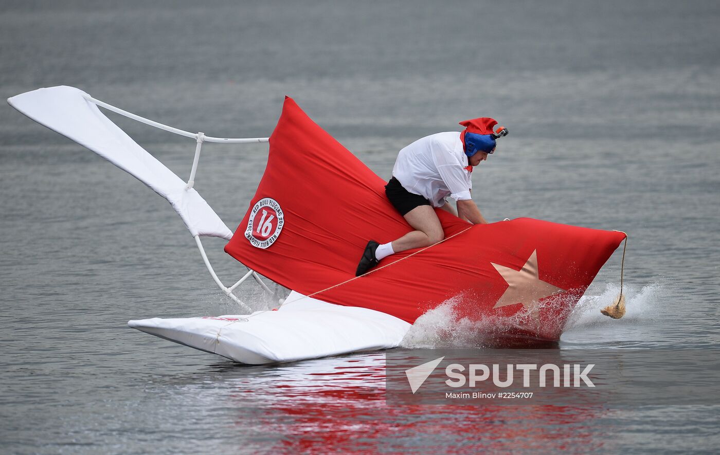Red Bull Flugtag festival in Moscow