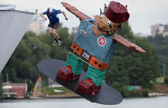 Red Bull Flugtag festival in Moscow